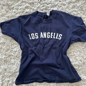 Navy Blue 'Los Angeles' T-Shirt